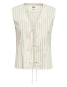 Ivy-Carina Tie Vest Cream IVY Copenhagen