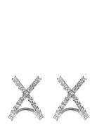 Cross Earring Silver By Jolima