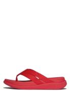 F-Mode Go Webbing Flatform Strappy Flip-Flops Red FitFlop