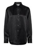 Crinkle Shirt Black Filippa K