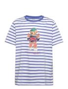 26/1 Yd Jersey-Ss Cn-Kn-Tsh Blue Ralph Lauren Kids