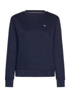 Reg Shield Logo C-Neck Navy GANT