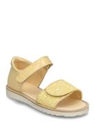 Sandals - Flat Yellow ANGULUS