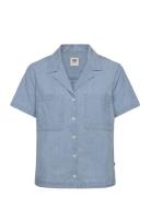 Sonny Camp Shirt Med Indigo - Flat Finish Blue Levi's®
