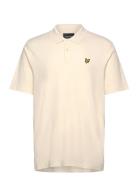Ribbed Polo Shirt Cream Lyle & Scott