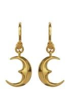 Moonie Earring Gold Maanesten