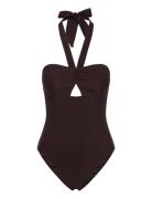 Ilona Swimsuit Brown Twist & Tango