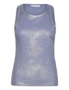 Lyocell Foil Top Blue Mango