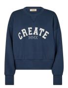Mmcelli O-Ls Sweatshirt Navy MOS MOSH