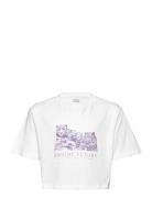 Bright Future Relaxed Crop Ss White VANS