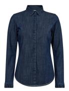 Mmmattie Flip Denim Shirt Navy MOS MOSH