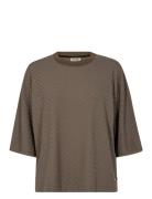 Mmtash O-Ss Spring Tee Brown MOS MOSH