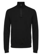 Slmberg Ls Half Zip Noos Black Selected