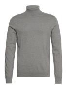 Slhberg Roll Neck Noos Grey Selected