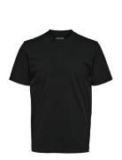 Slhcolman Ss O-Neck Tee Noos Black Selected