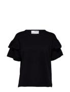 Slfrylie Ss Florence Tee M Noos Black Selected