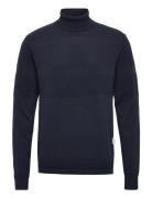 Slhmaine Ls Knit Roll Neck W Noos Navy Selected