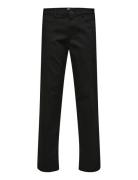 Slh196-Straight New Miles Flex Pant Black Selected