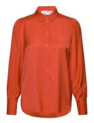 Slfalfa Ls Shirt B Orange Selected