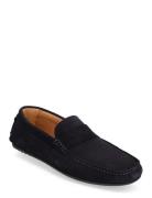 Slhsergio Suede Penny Driving Shoe Navy Selected