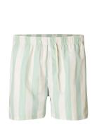 Slhdane Aop Swimshorts Green Selected