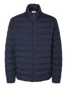 Slhbarry Quilted Jacket Noos Navy Selected