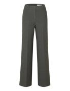 Slfrita Mw Wide Pant Dgm N Noos Grey Selected