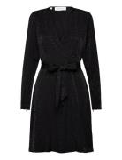Slfceleste Ls Short Dress B Black Selected