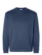 Slhemanuel Soft Crew Neck Sweat Noos Navy Selected