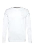 Shield Logo Ls T-Shirt White GANT
