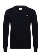 Lambswool Blend V-Neck Navy GANT