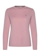Reg Shield Logo Ls T-Shirt Pink GANT