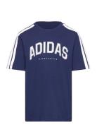 J C Colleg Tee Navy Adidas Sportswear