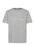 Reg Shield Logo Ss T-Shirt Grey GANT