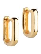 Hoops, Square 12 Mm Gold Enamel Copenhagen