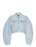 Round Sleeve Denim Jacket Blue ROTATE Birger Christensen