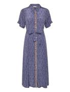 Blakell Maxi Dress Ss Navy Lollys Laundry