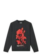 Compact Cotton Atli Sweatshirt Black Mads Nørgaard