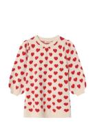 Alon Heart Dress Cream Fliink