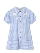 Vira Ss Dress Blue Fliink