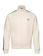 Contrast Tape Trk Jkt Cream Fred Perry