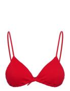 Swim Wirefree Triangle T-Shirt Bra Red Chantelle Beach