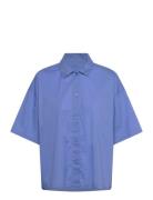 S/S Button Down Blue Calvin Klein