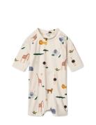 Thor Baby Swim Jumpsuit Beige Liewood