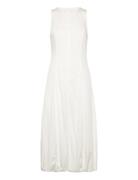 Long Balloon Dress White Mango