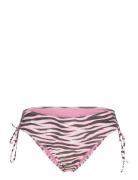 Printed Tie-Side Bikini Bottoms Purple Monki