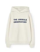 Taurus Kid Hoodie White Mouth Cream THE ANIMALS OBSERVATORY
