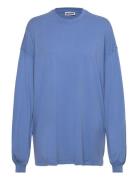 Over D Long Sleeve Blue Weekday