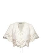 Estela Broderie Anglais Blouse White Malina