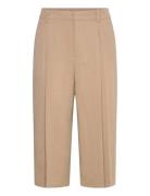 Lyocell Pleated Bermuda Shorts Beige Mango